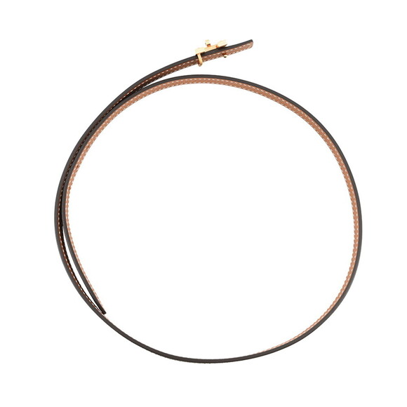 Hermès Mini H Kelly Belt with Turnlock Motif, Black and Gold, Swift, Epsom, B... - Picture 3 of 16